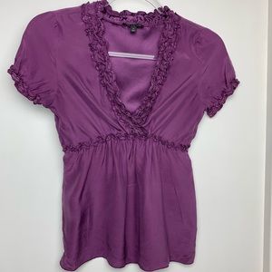 Express Blouse with ruffles NWOT